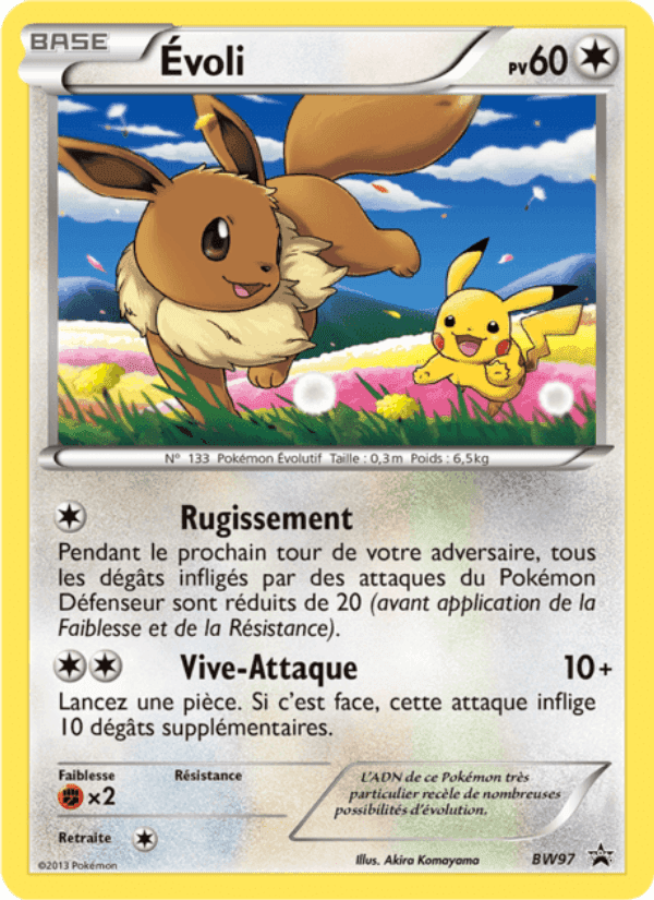 Évoli, carte BW97 de Promo BW