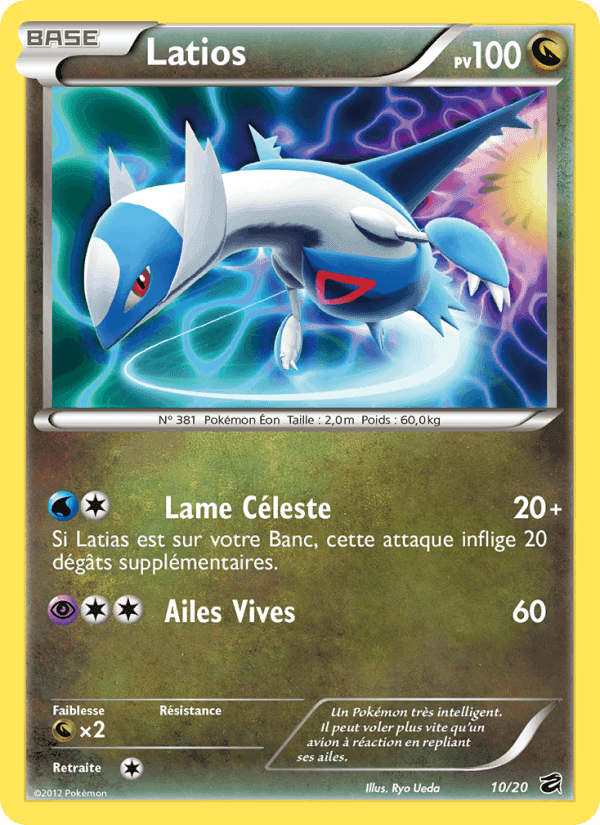 Latios, carte 10 de Coffre des Dragons
