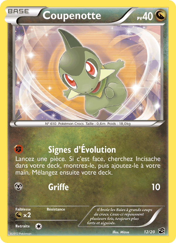 Coupenotte, carte 12 de Coffre des Dragons