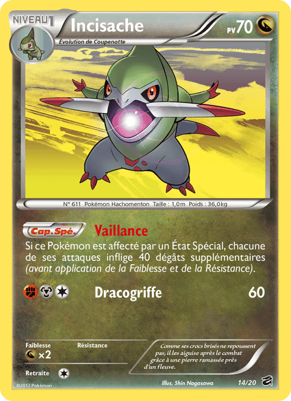 Incisache, carte 14 de Coffre des Dragons