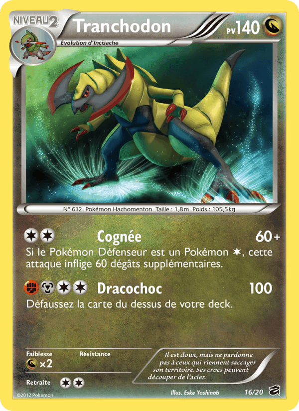 Tranchodon, carta 16 de Coffre des Dragons