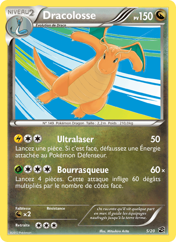 Dracolosse, carte 5 de Coffre des Dragons