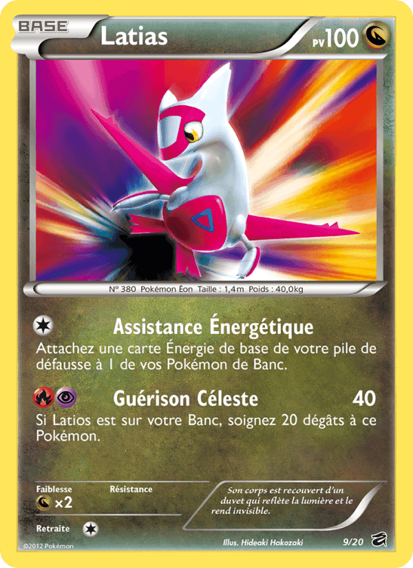 Latias, carta 9 di Coffre des Dragons