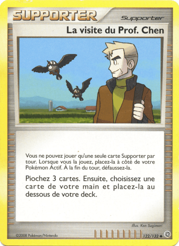 La visite du Prof. Chen, carte 122 de Merveilles Secrètes
