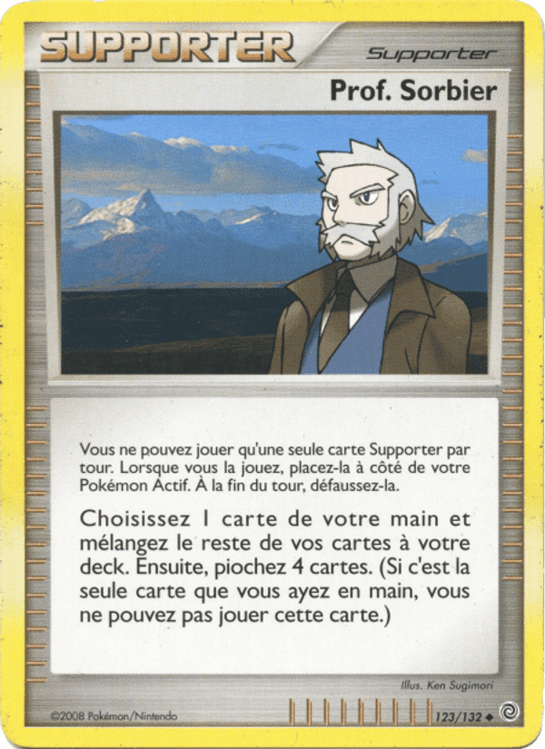 Prof. Sorbier, carte 123 de Merveilles Secrètes
