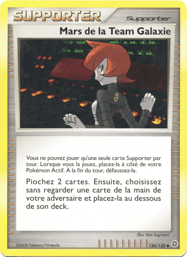 Mars de la Team Galaxie, carte 126 de Merveilles Secrètes