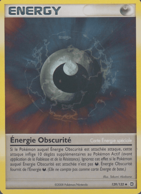 Énergie Obscurité, carte 129 de Merveilles Secrètes