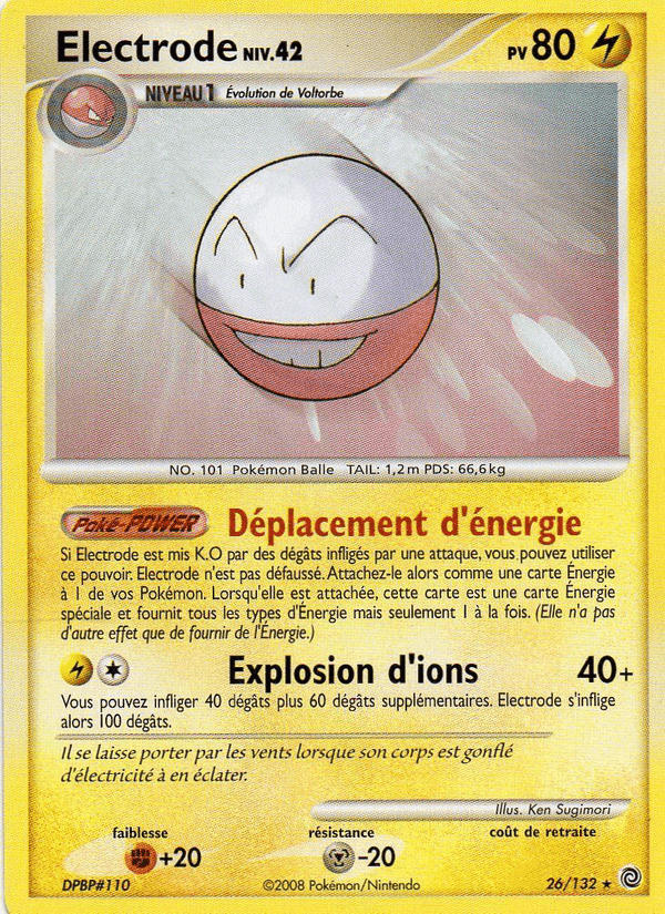 Électrode, carta 26 di Merveilles Secrètes