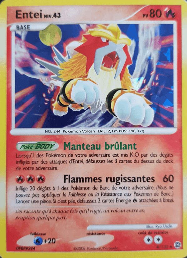 Entei, carte 4 de Merveilles Secrètes