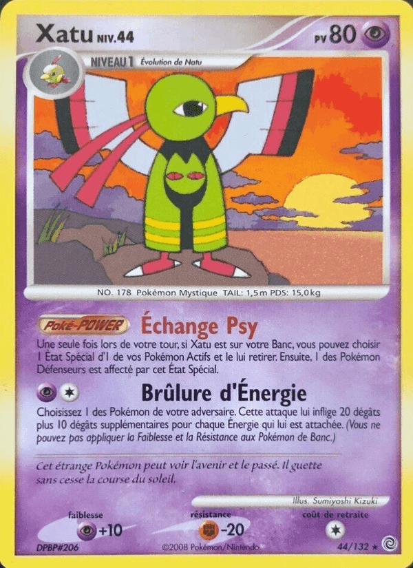 Xatu, carte 44 de Merveilles Secrètes