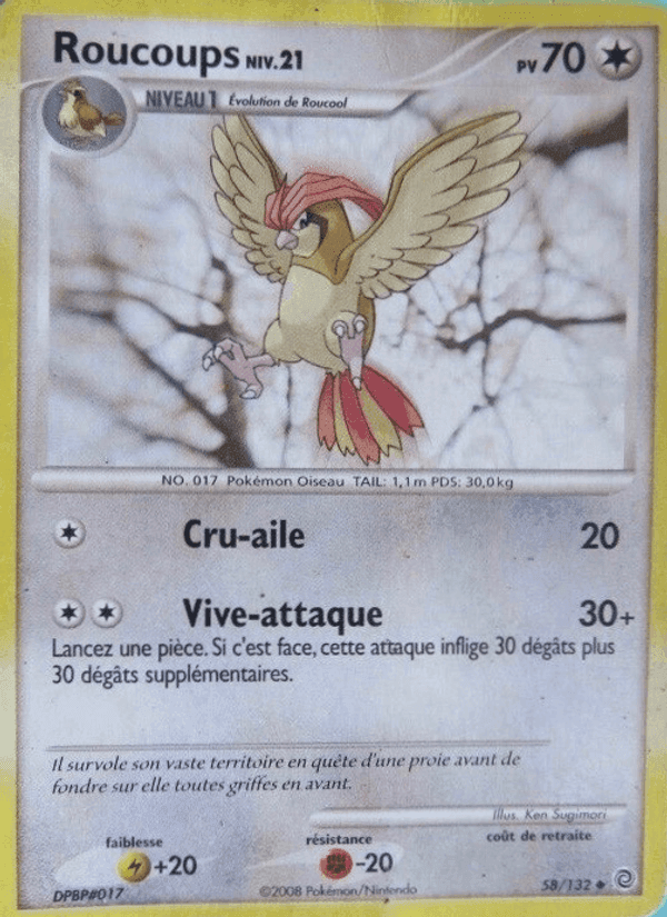 Roucoups, carte 58 de Merveilles Secrètes