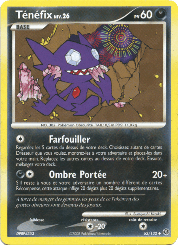 Ténéfix, carte 63 de Merveilles Secrètes