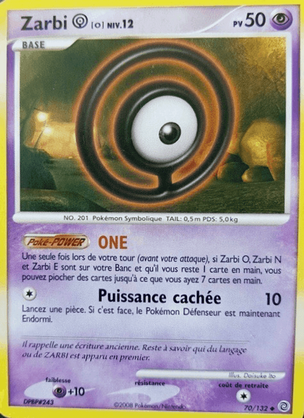Zarbi O, carte 70 de Merveilles Secrètes