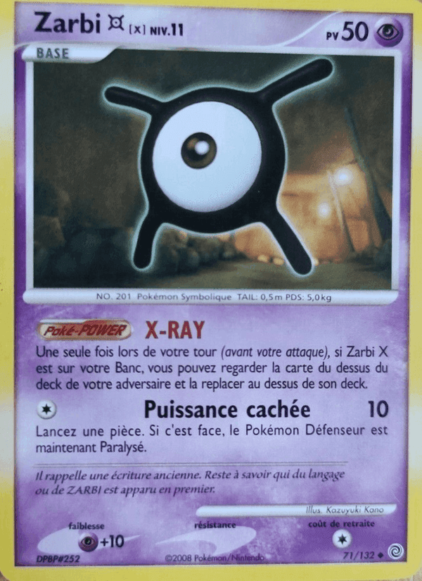 Zarbi X, carta 71 de Merveilles Secrètes