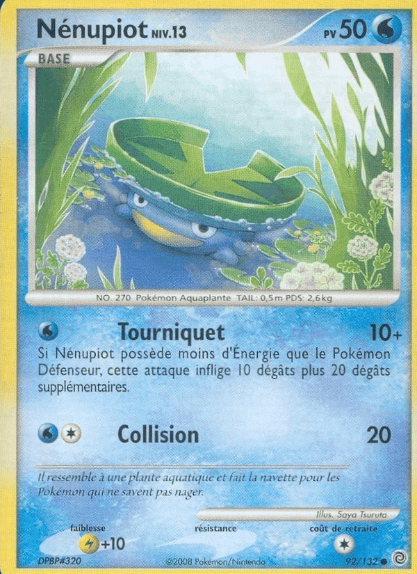 Nénupiot, carte 92 de Merveilles Secrètes