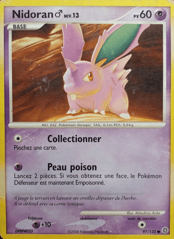 Nidoran♂, carte 97 de Merveilles Secrètes