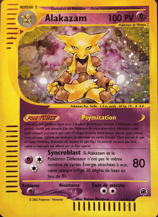 Alakazam, card 1 from Expedition