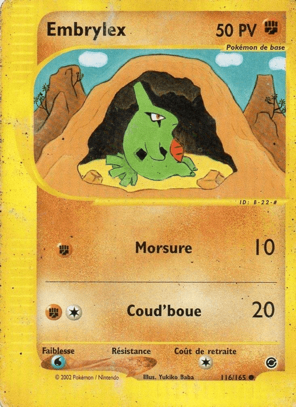 Embrylex, carte 116 de Expedition