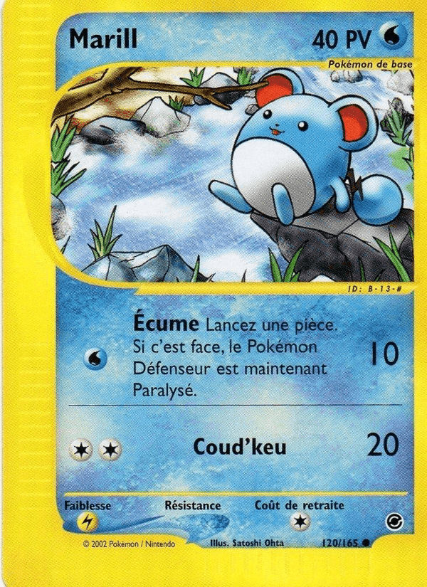 Marill, card 120 from Expedition