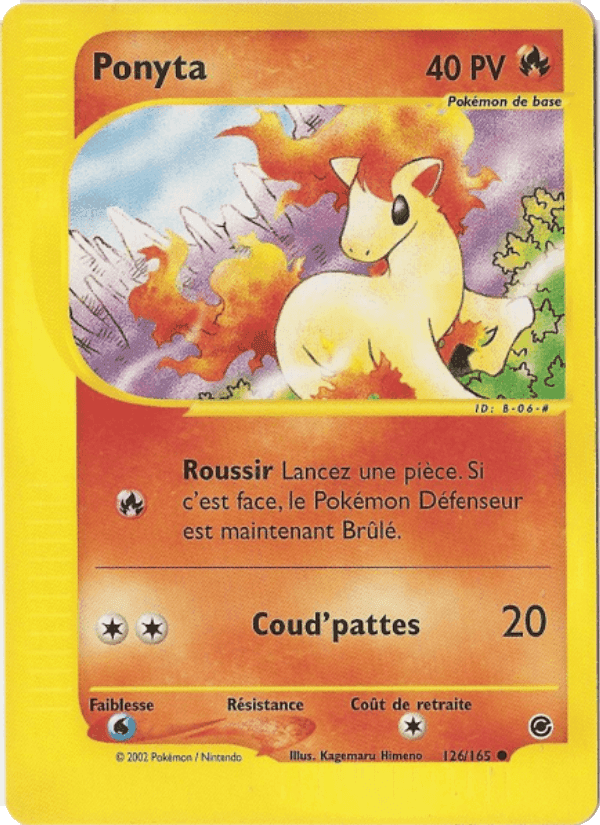 Ponyta, carte 126 de Expedition