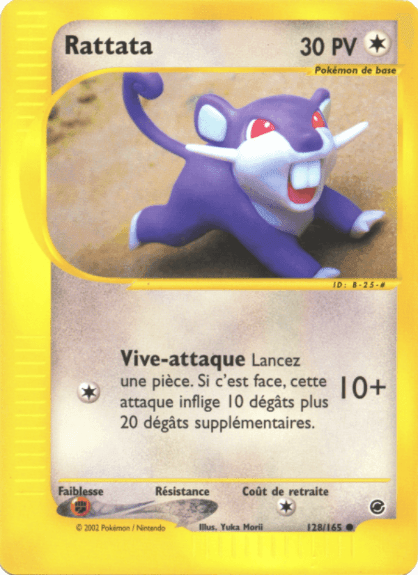 Rattata, carte 128 de Expedition