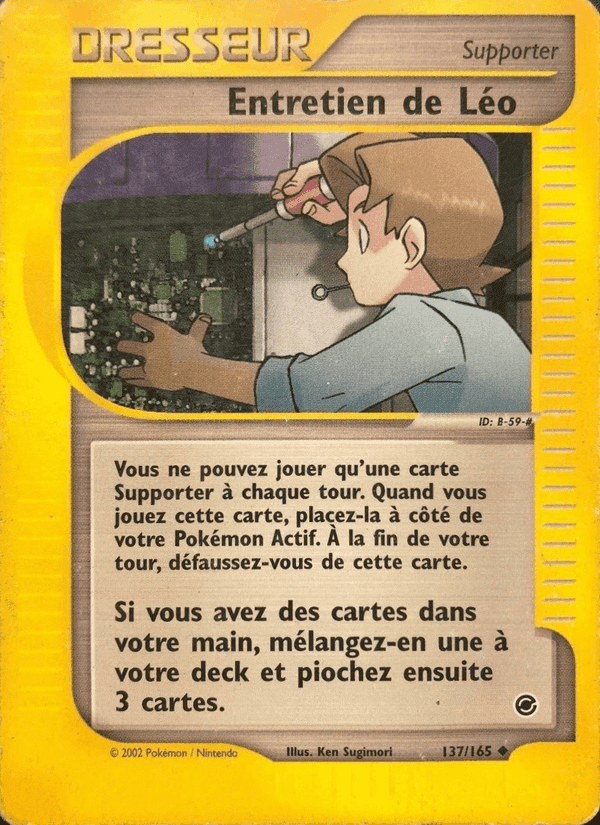 Entretien de Léo, card 137 from Expedition