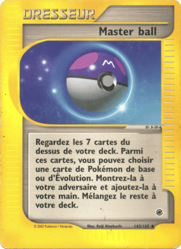 Master ball, carte 143 de Expedition