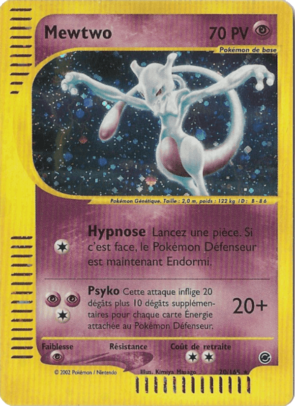 Mewtwo, carte 20 de Expedition