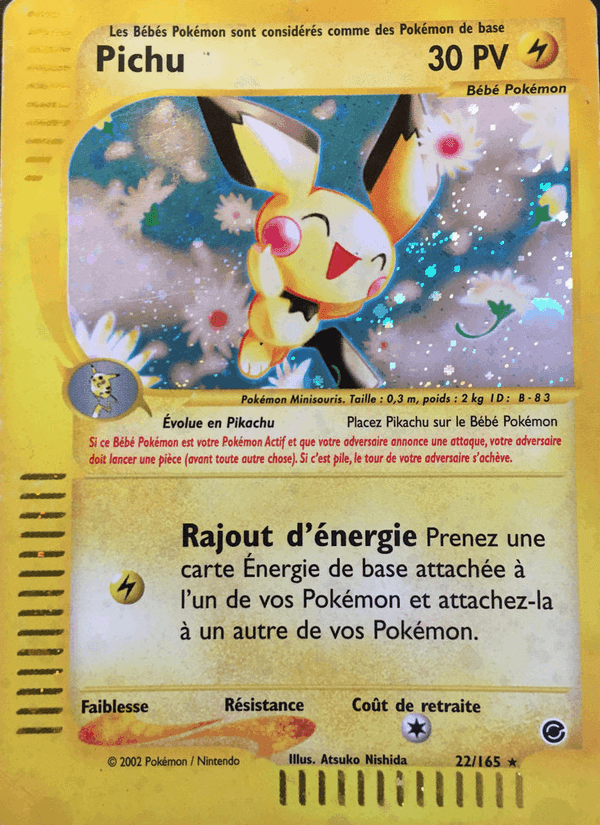 Pichu, carte 22 de Expedition