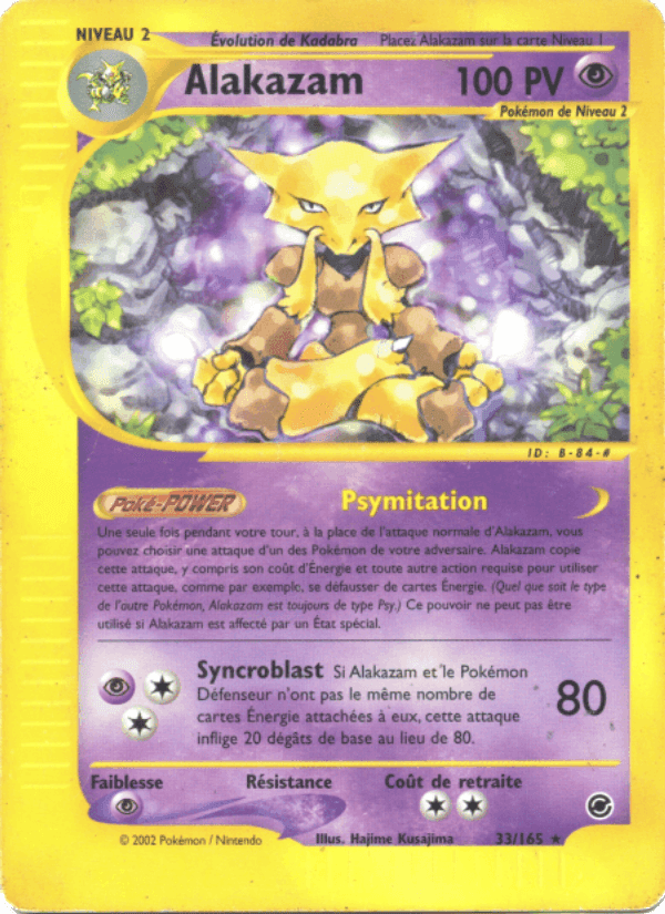 Alakazam, carta 33 di Expedition