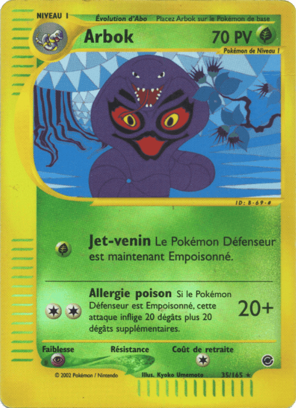 Arbok, carte 35 de Expedition