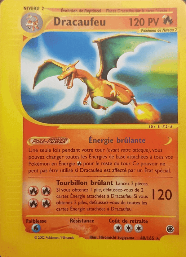 Dracaufeu, carta 40 di Expedition