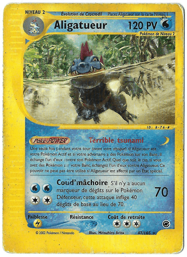 Aligatueur, card 47 from Expedition