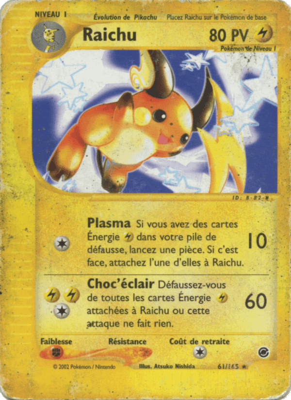 Raichu, carte 61 de Expedition
