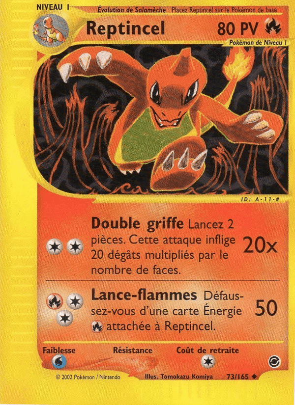 Reptincel, card 73 from Expedition