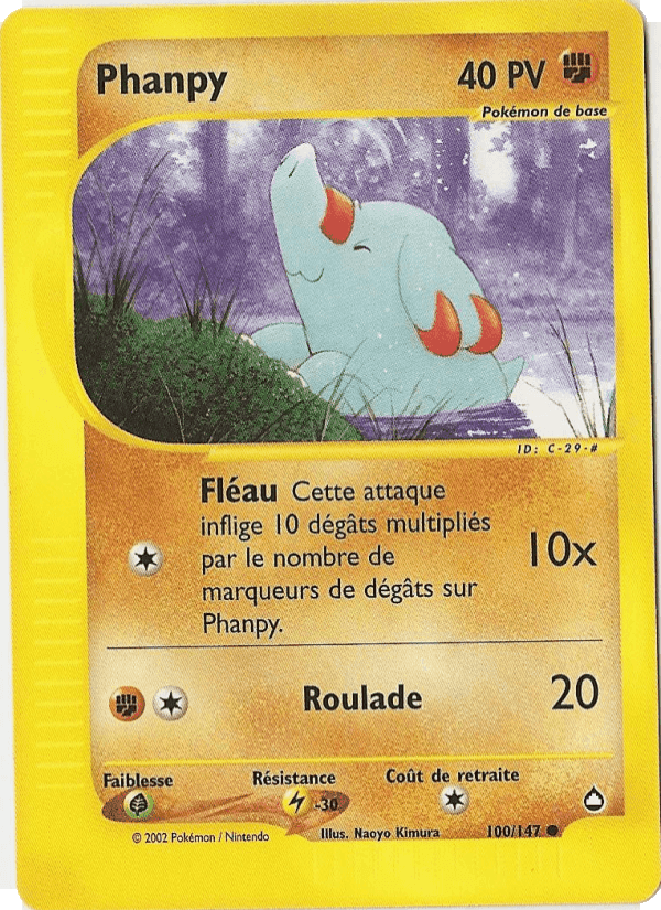 Phanpy, carte 100 de Aquapolis