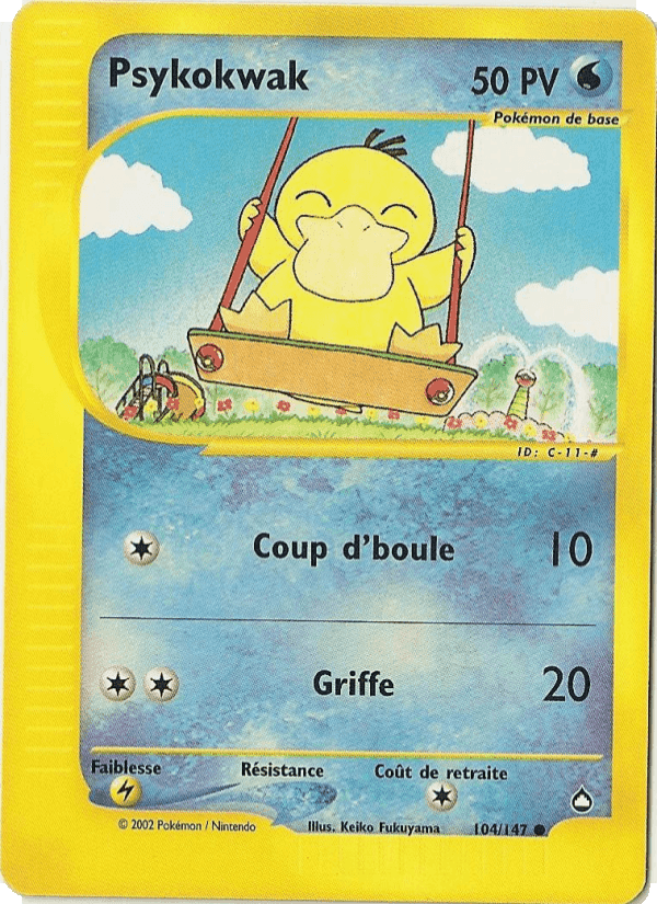 Aquapolis の 104 番、Psykokwak