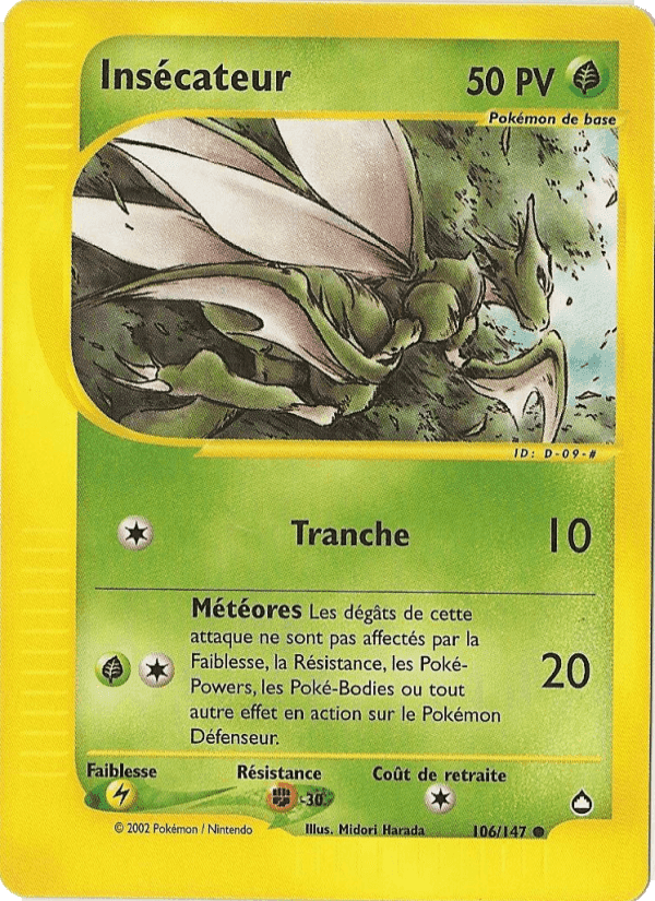 Insécateur, carte 106 de Aquapolis