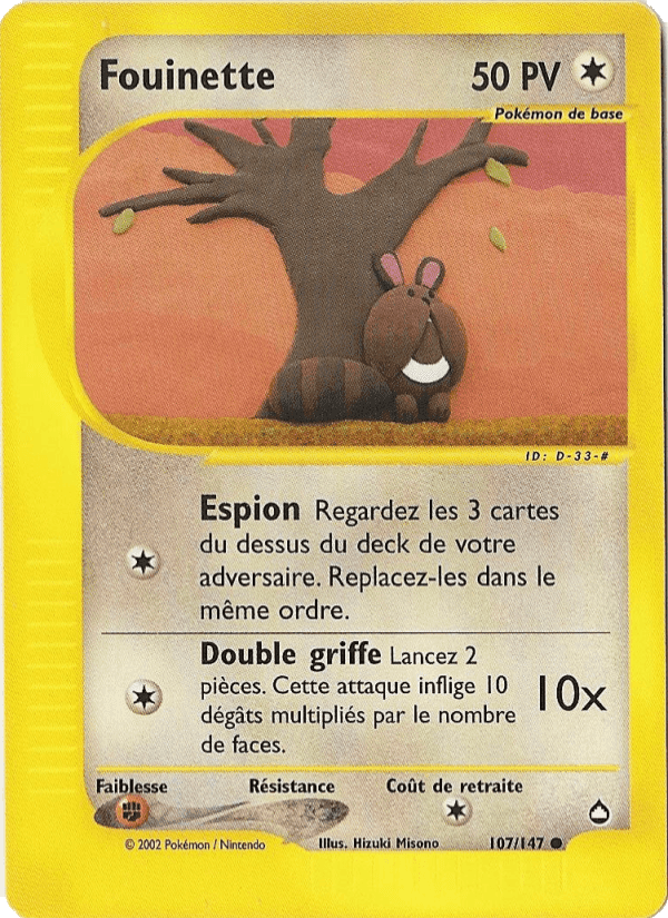 Fouinette, carta 107 di Aquapolis