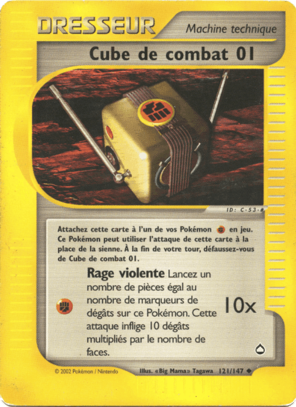 Cube de combat 01, carte 121 de Aquapolis