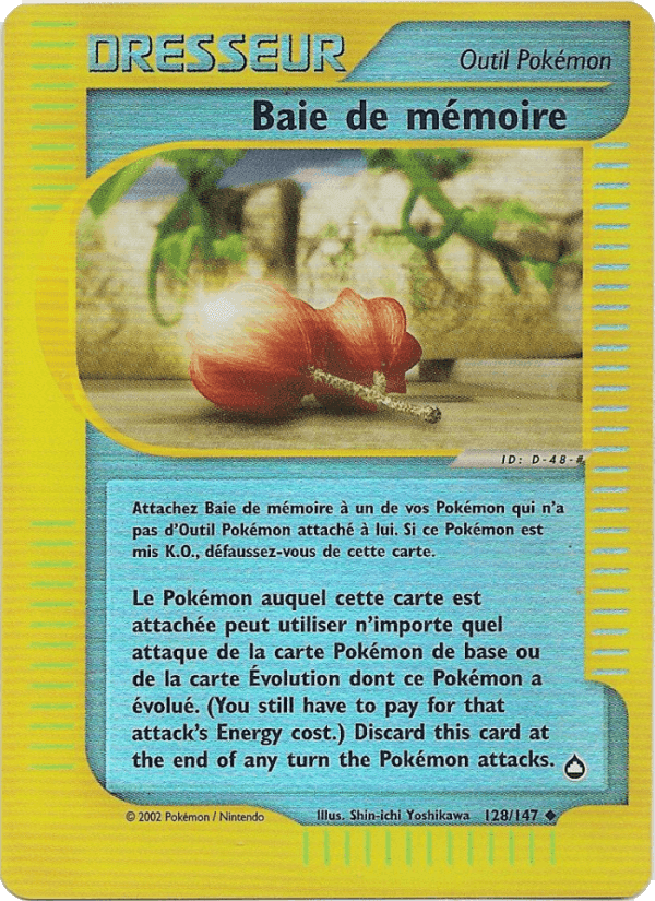 Baie de mémoire, card 128 from Aquapolis
