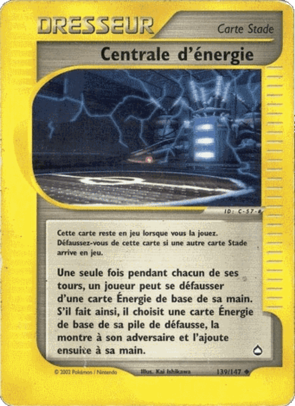 Centrale d'énergie, carte 139 de Aquapolis