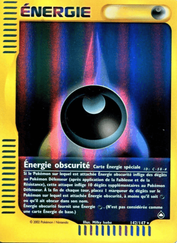 Énergie obscurité, carta 142 di Aquapolis