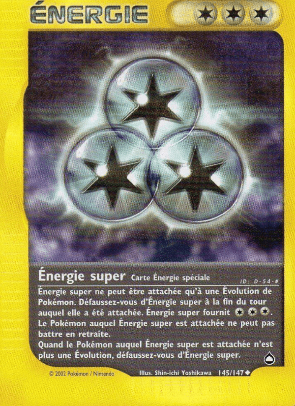 Aquapolis の 145 番、Énergie super