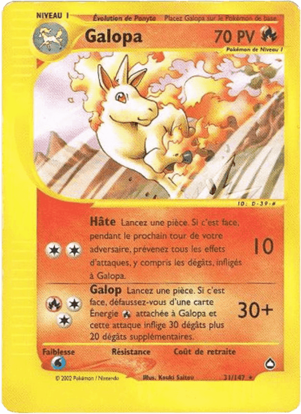 Galopa, carte 31 de Aquapolis