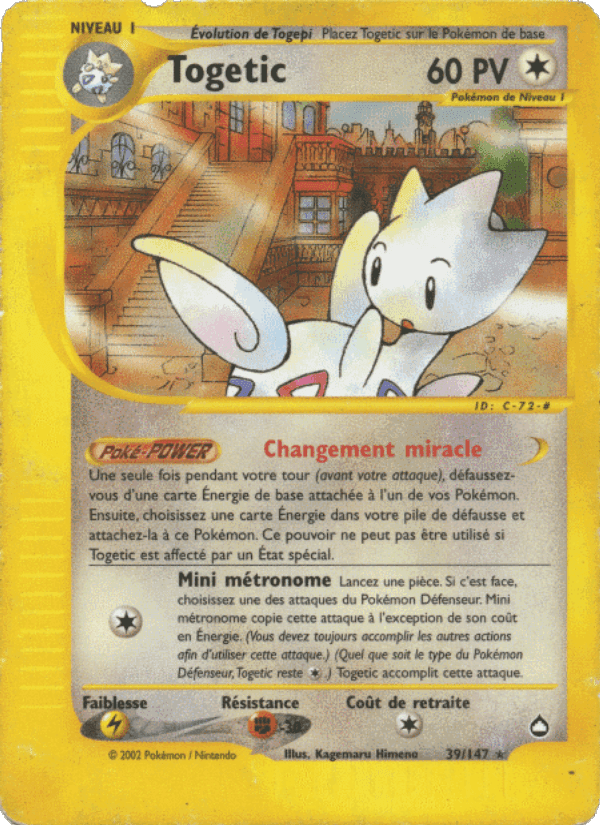 Togetic, carta 39 di Aquapolis