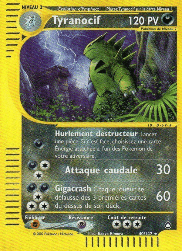 Tyranocif, carta 40 di Aquapolis