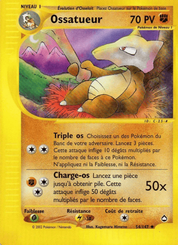 Ossatueur, carte 54 de Aquapolis