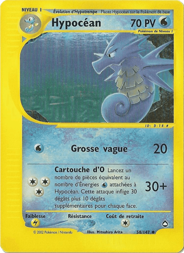 Hypocéan, carta 58 di Aquapolis