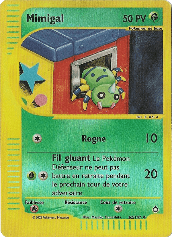 Mimigal, carte 62 de Aquapolis